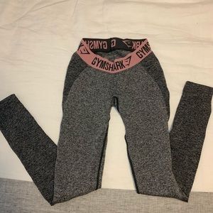 Gymshark OG flex leggings grey and peach pink